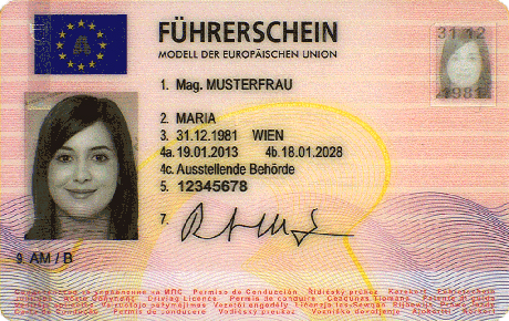 Austrian Drivers License